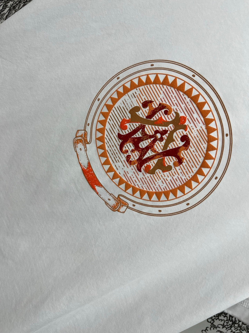 HERMES PRINTED SHORT SLEEVE T-SHIRT 268406