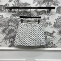 LOUIS VUITTON LV JACQUARD PATTERN DENIM SKIRT 274631