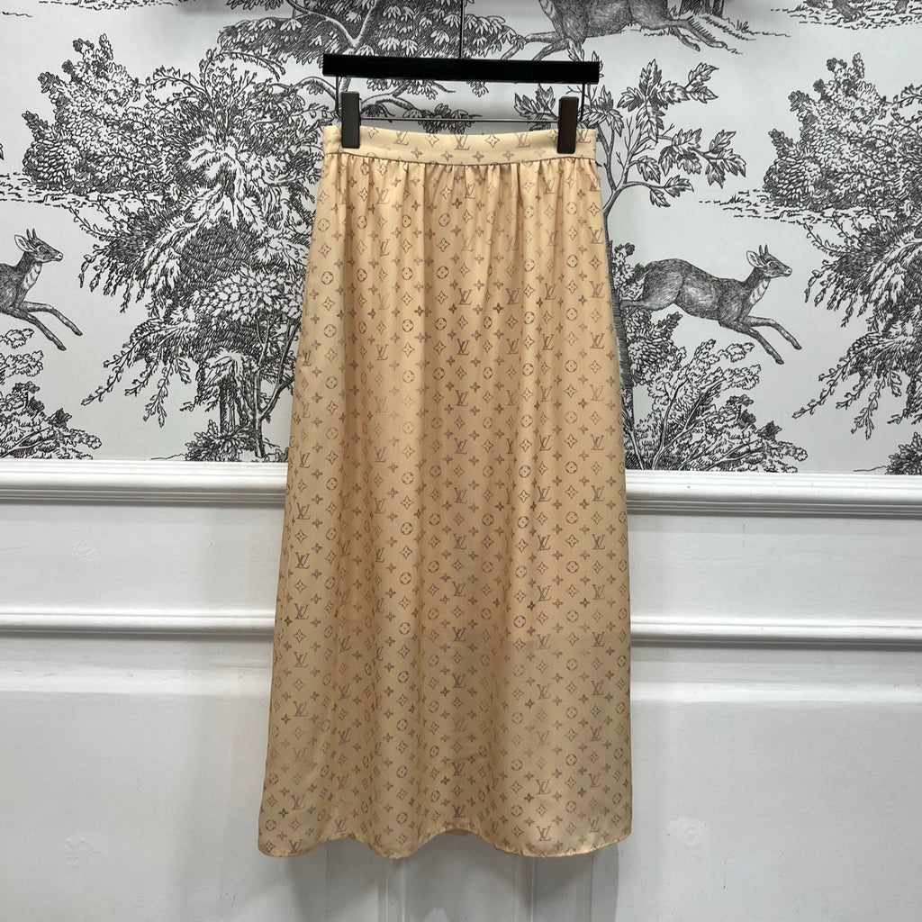 LOUIS VUITTON LV MONOGRAM BUTTON DOWN DRESS 274496