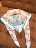 LOUIS VUITTON LV SCARF 90 CM IN SILK 704578