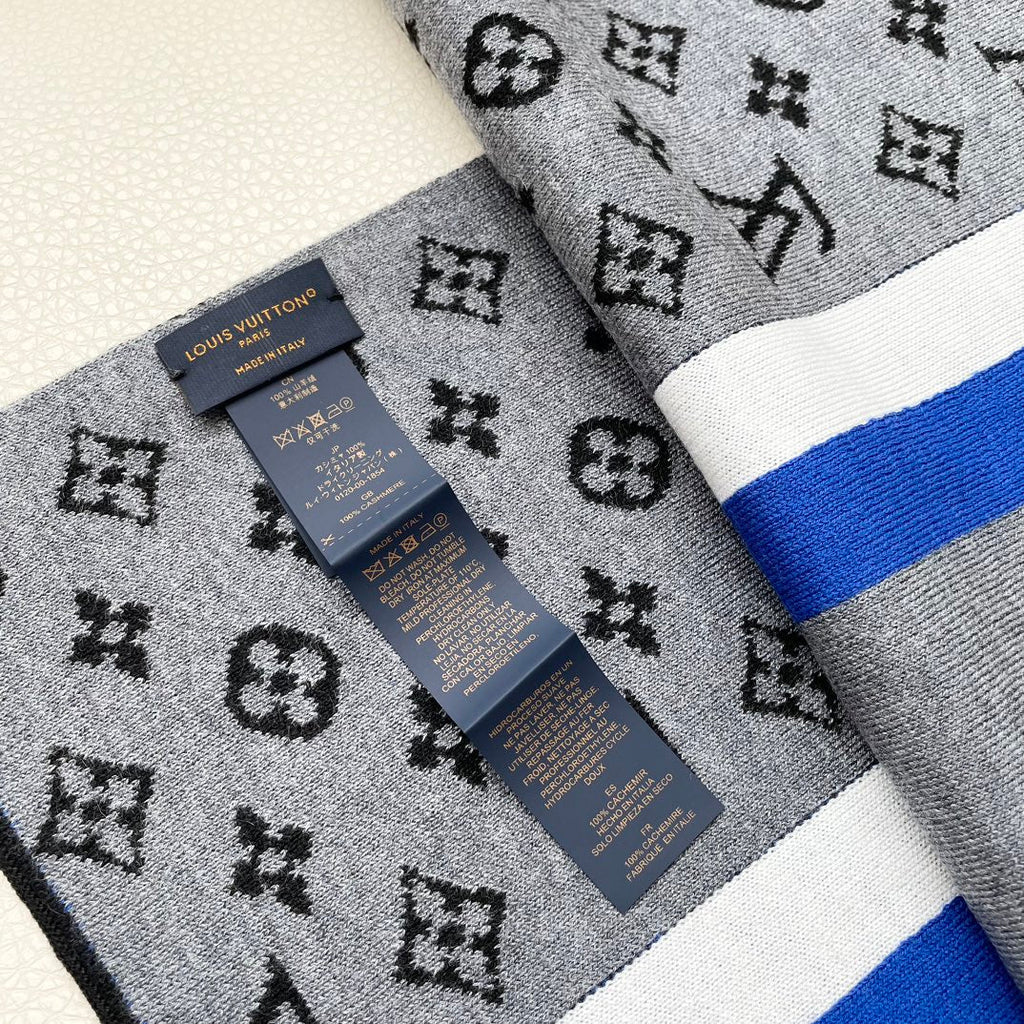 LOUIS VUITTON SCARF 180 CM IN COLORFUL CASHMERE 392966
