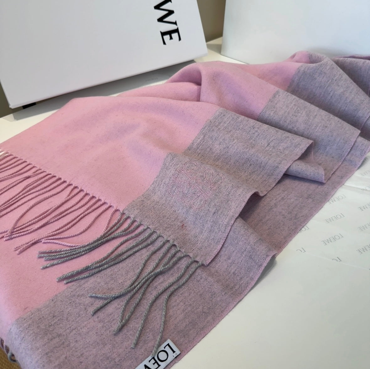 LOEWE 25S SCARF 180 IN CASHMERE 858204