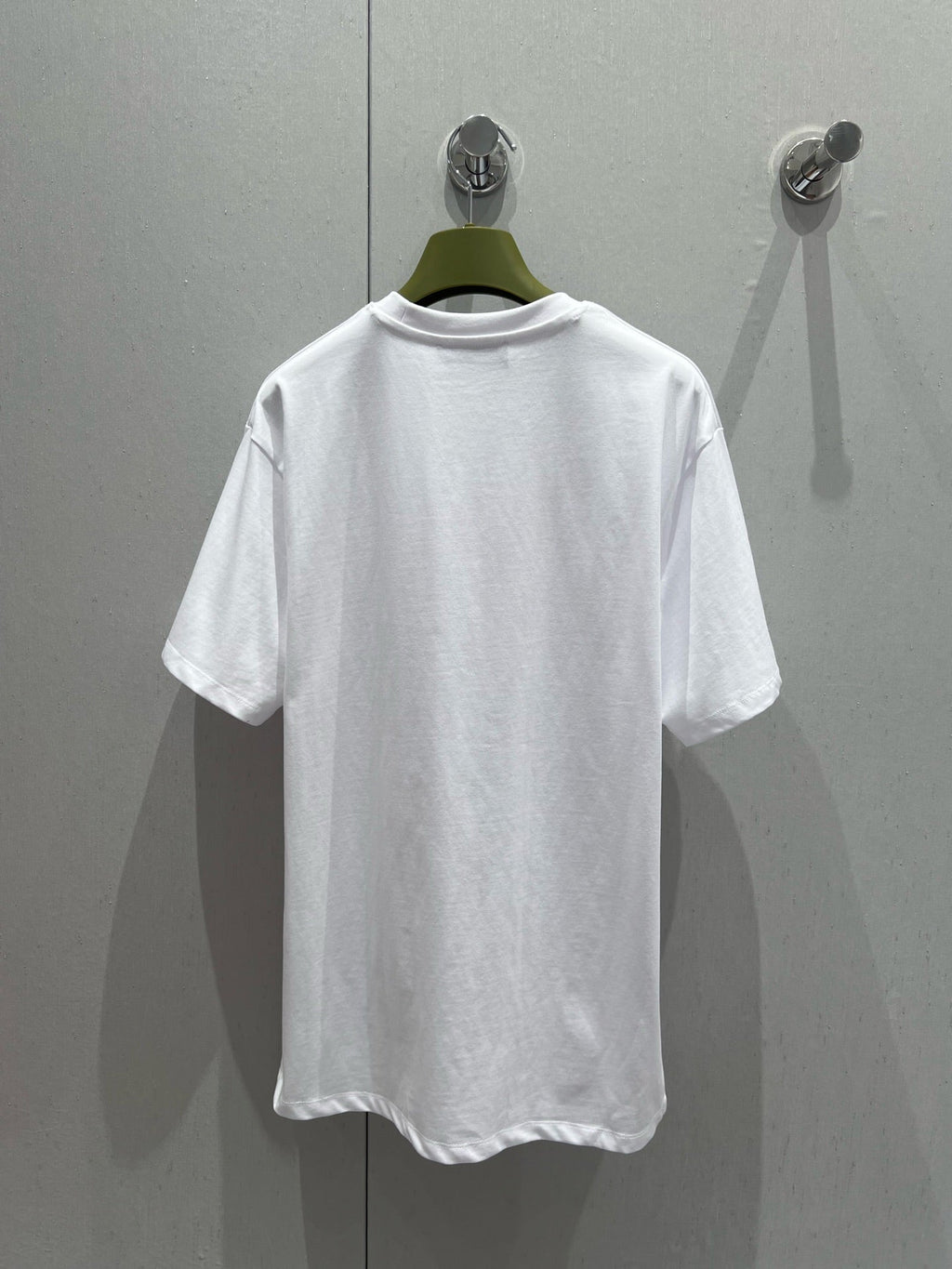 GUCCI Gucci 25 Print Short Sleeve T-shirt Pink White Cotton