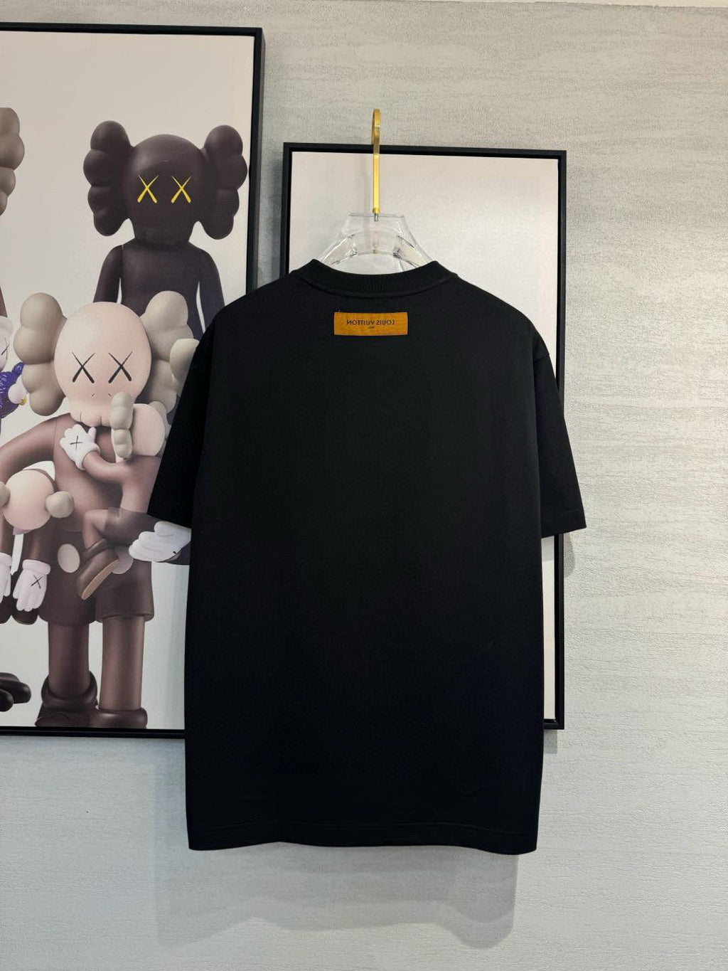 LOUIS VUITTON LV BLACK COTTON T-SHIRT 238913
