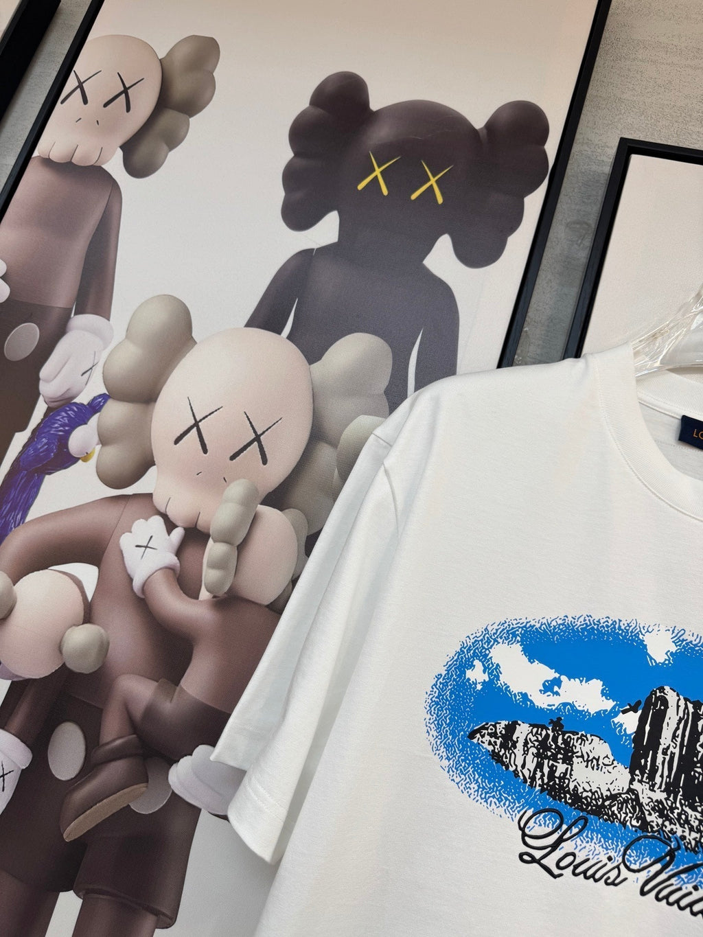 LOUIS VUITTON LV WHITE COTTON T-SHIRT 238918