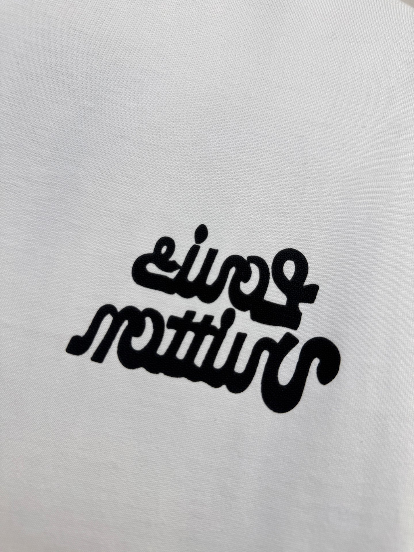 LOUIS VUITTON LV T-SHIRT IN WHITE COTTON FABRIC 238920