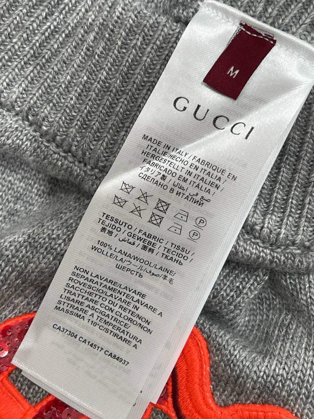 GUCCI Gucci 25 Set Gray Wool 209933