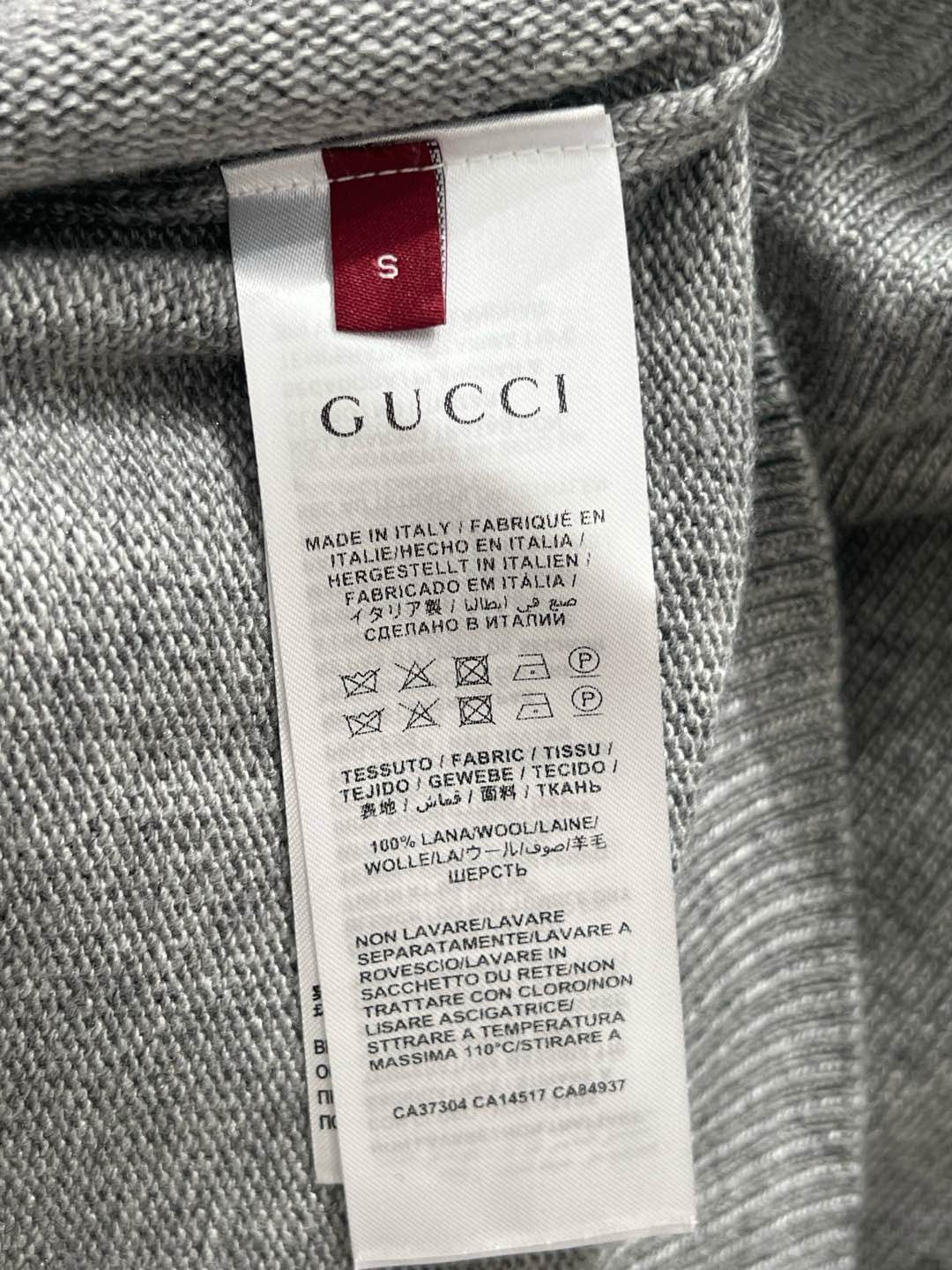 GUCCI Gucci 25 Set Gray Wool 209933