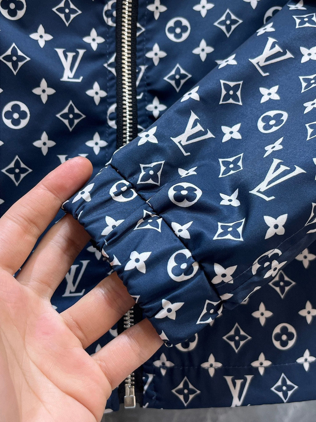 LOUIS VUITTON LV COBALT BLUE MONOGRAM JACKET 239553