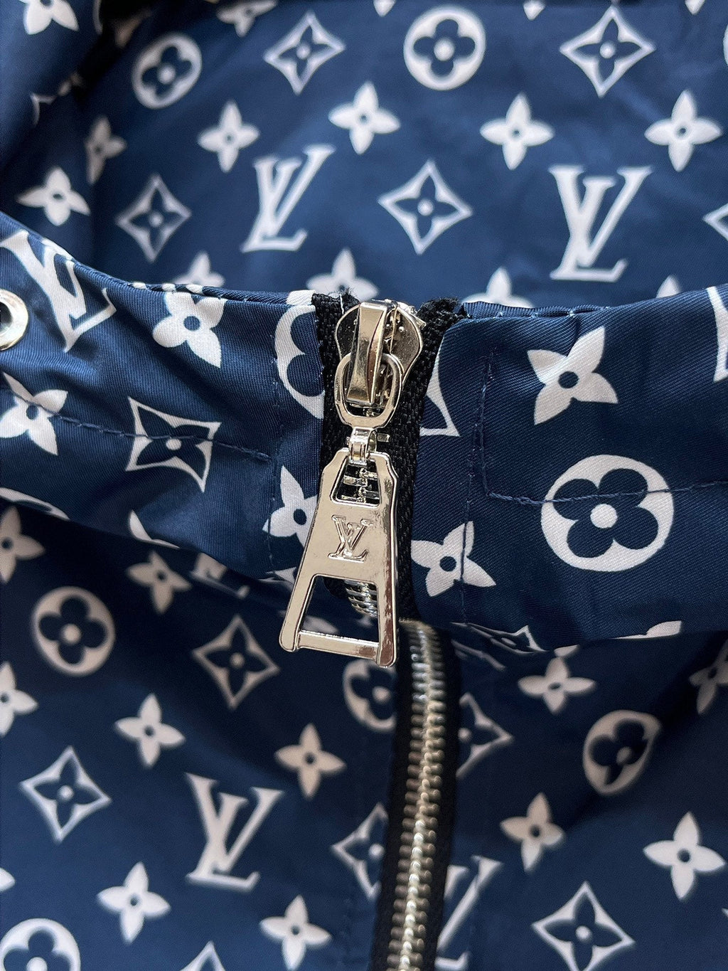 LOUIS VUITTON LV COBALT BLUE MONOGRAM JACKET 239553