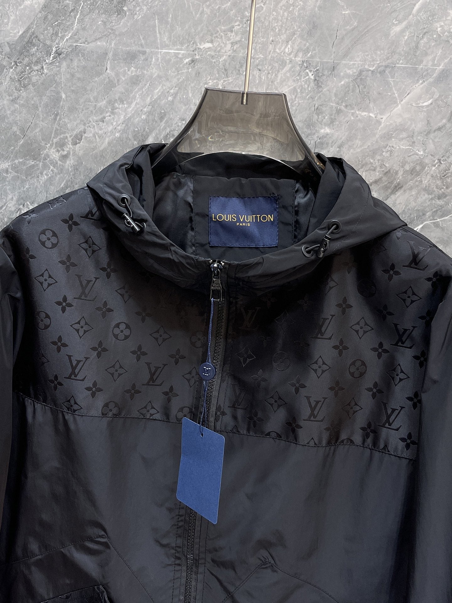 LOUIS VUITTON LV BLACK MONOGRAM JACKET 239558