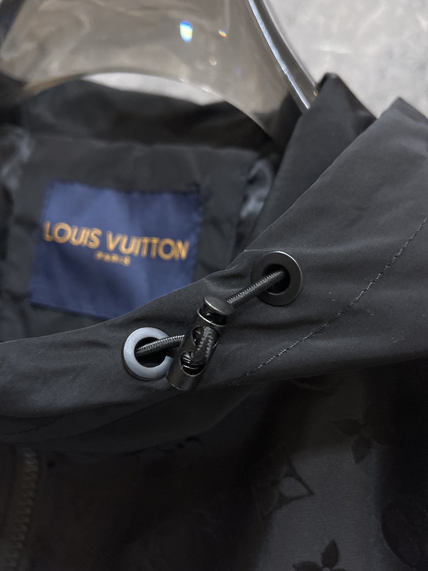 LOUIS VUITTON LV BLACK MONOGRAM JACKET 239558