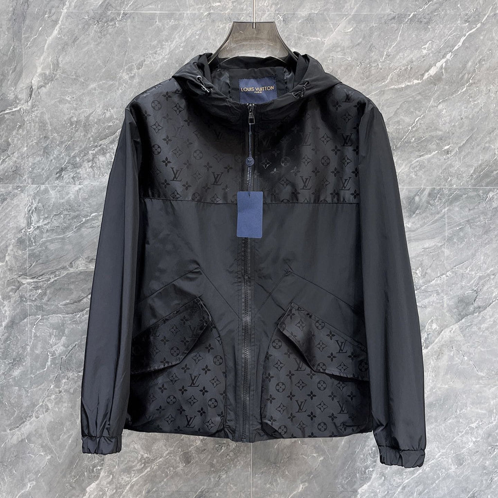 LOUIS VUITTON LV BLACK MONOGRAM JACKET 239558