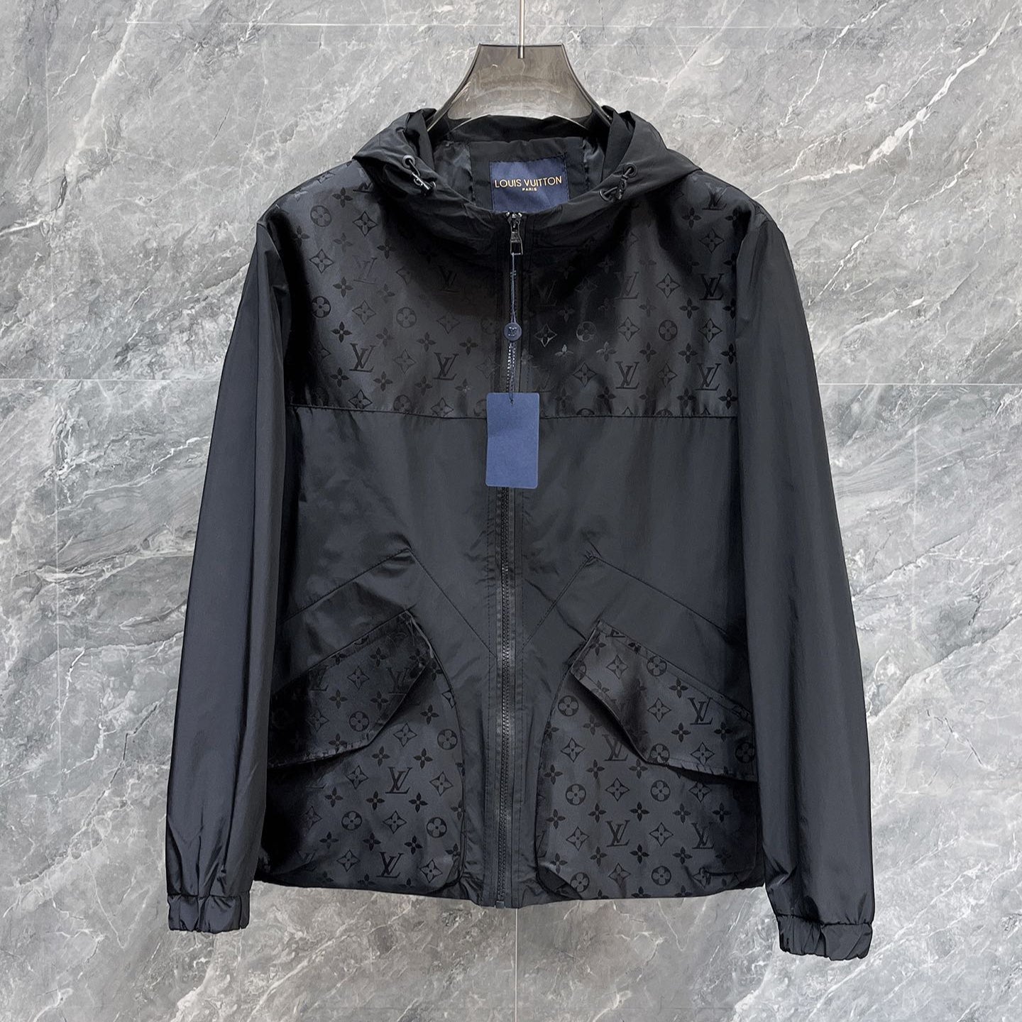 LOUIS VUITTON LV BLACK MONOGRAM JACKET 239558