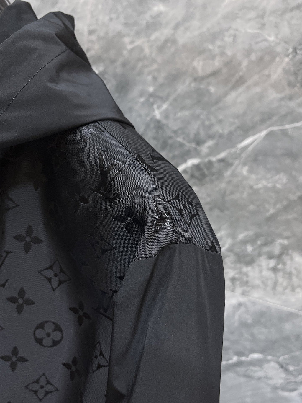 LOUIS VUITTON LV BLACK MONOGRAM JACKET 239558