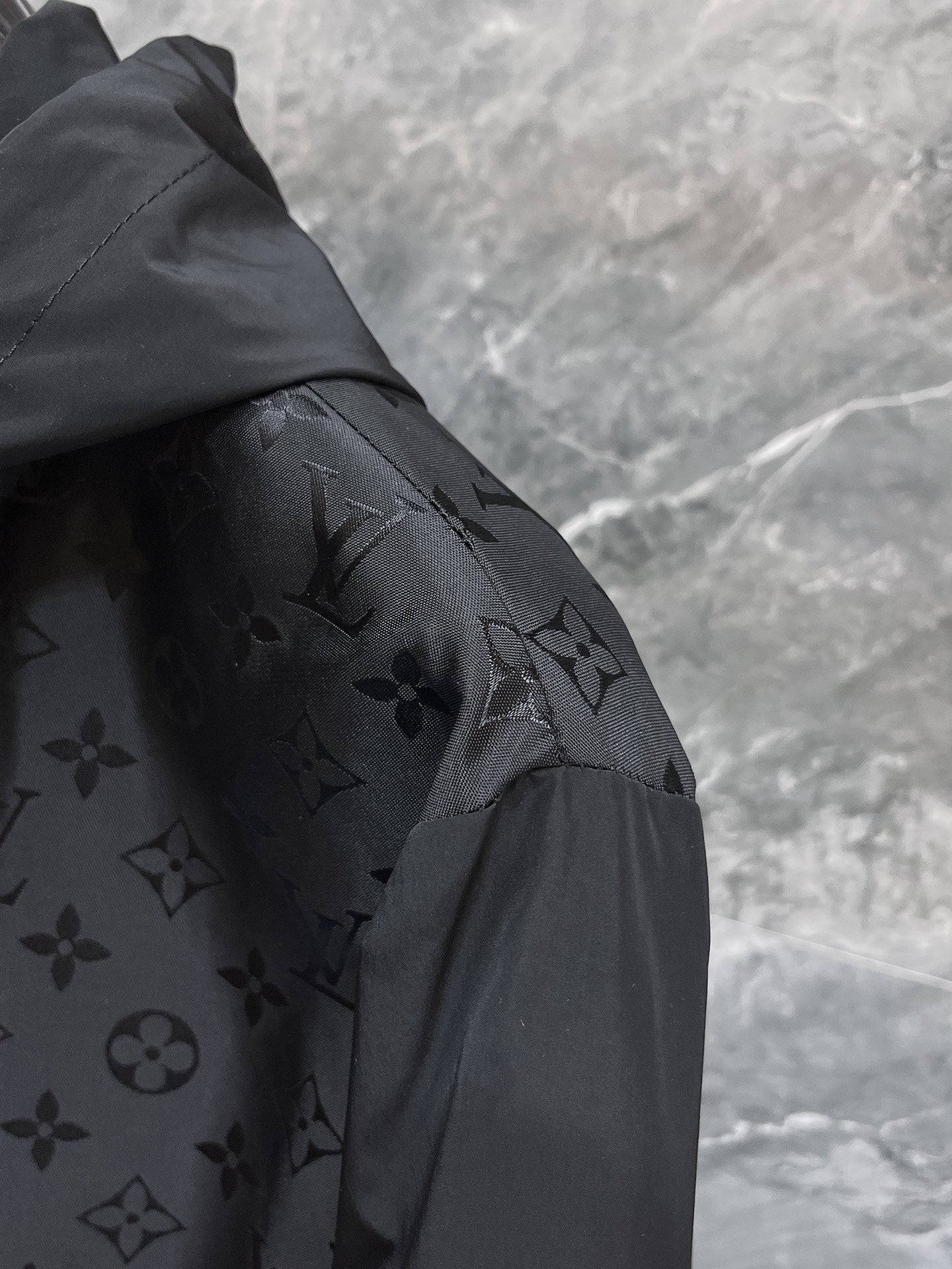 LOUIS VUITTON LV BLACK MONOGRAM JACKET 239558