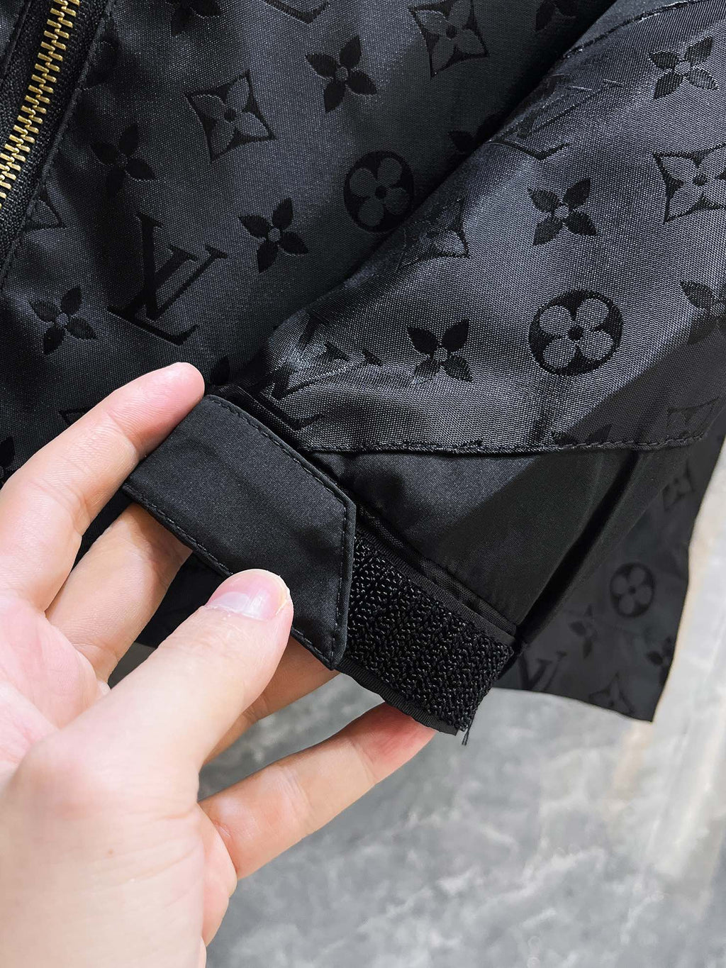 LOUIS VUITTON LV BLACK MONOGRAM JACKET 239560