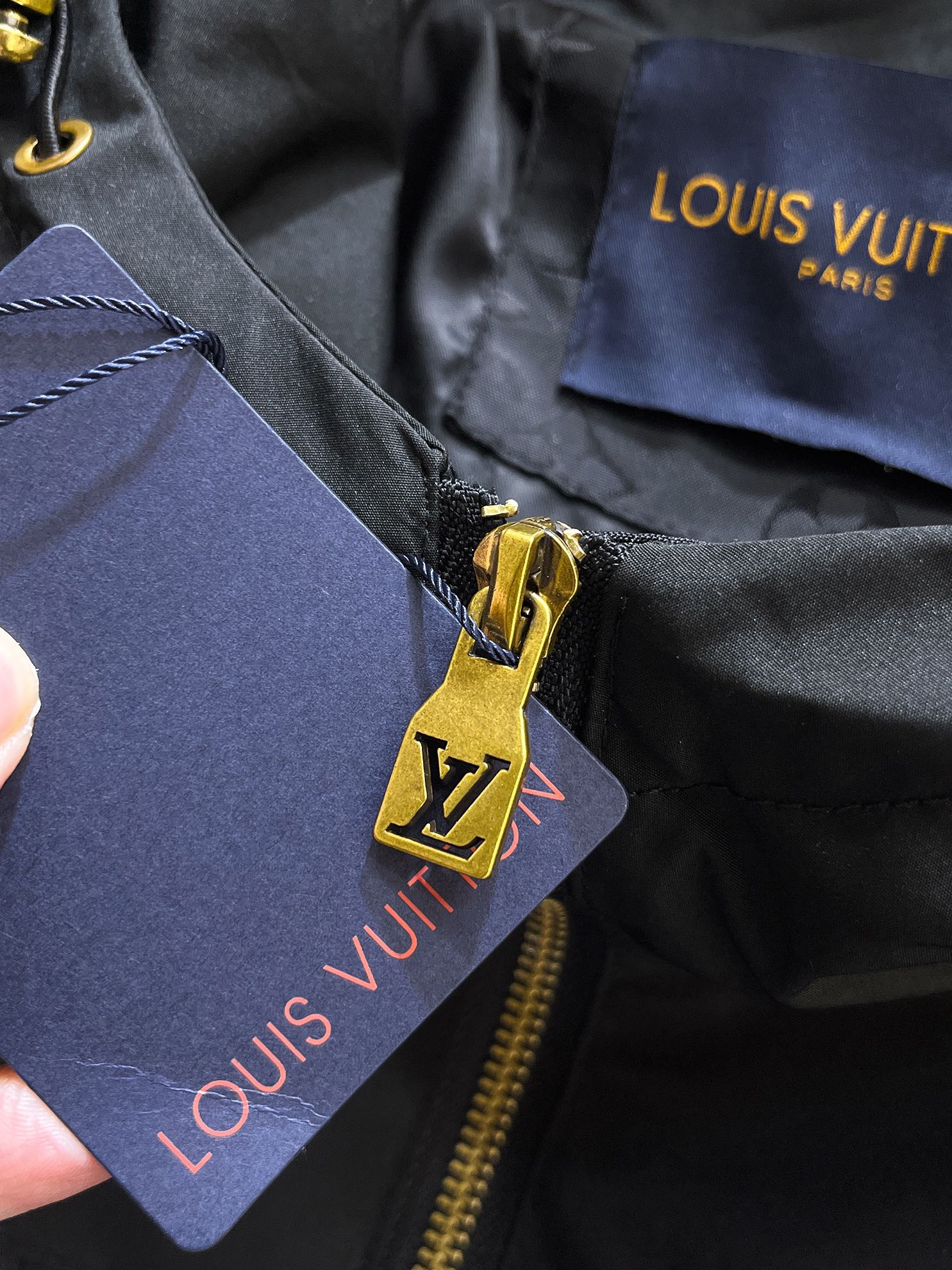 LOUIS VUITTON LV BLACK MONOGRAM JACKET 239560