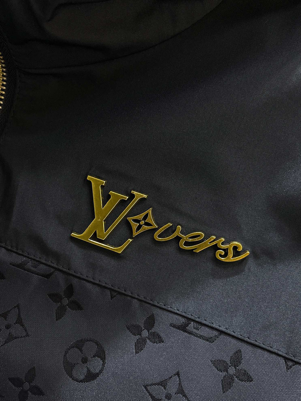 LOUIS VUITTON LV BLACK MONOGRAM JACKET 239560