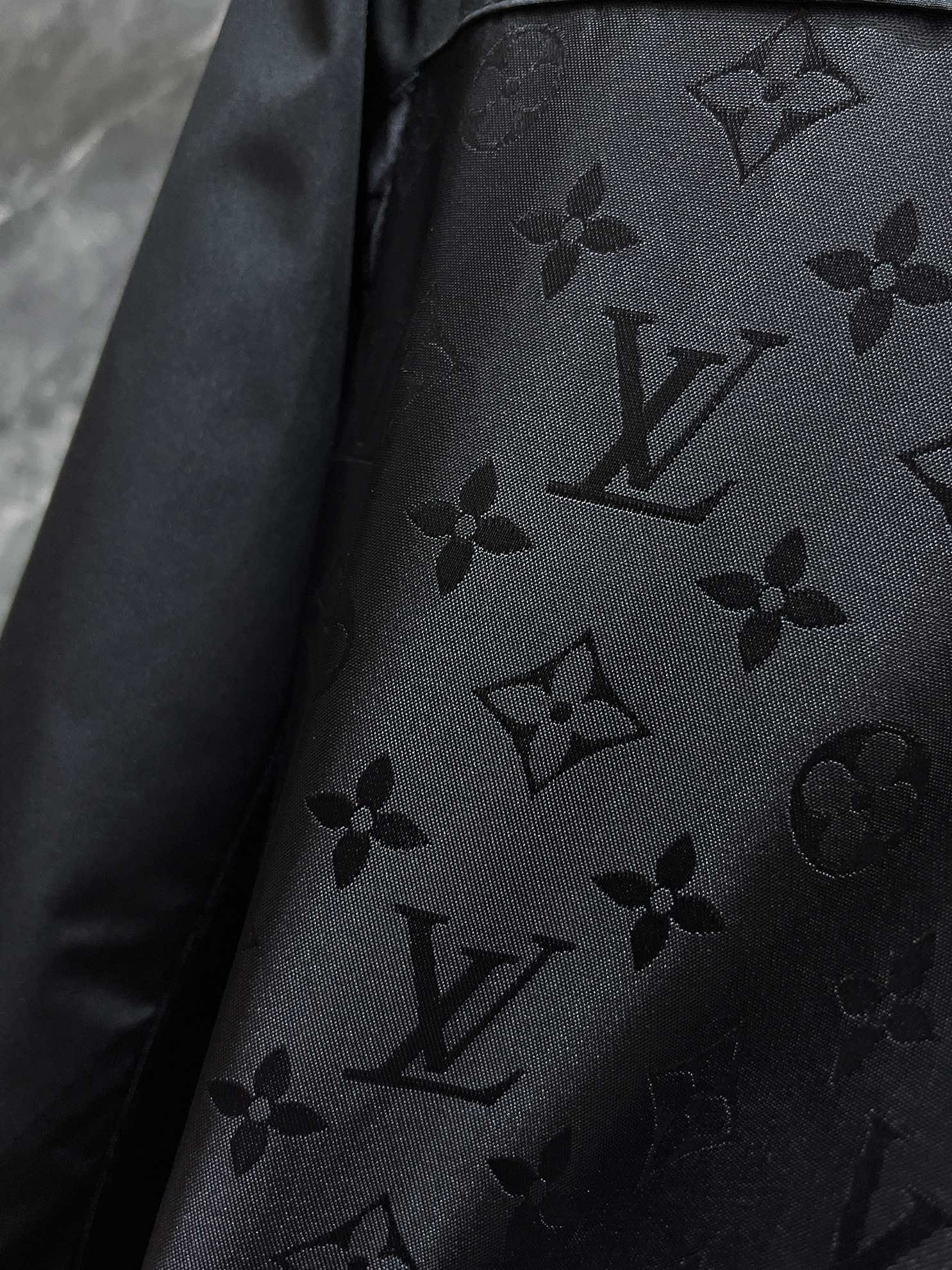 LOUIS VUITTON LV BLACK MONOGRAM JACKET 239560