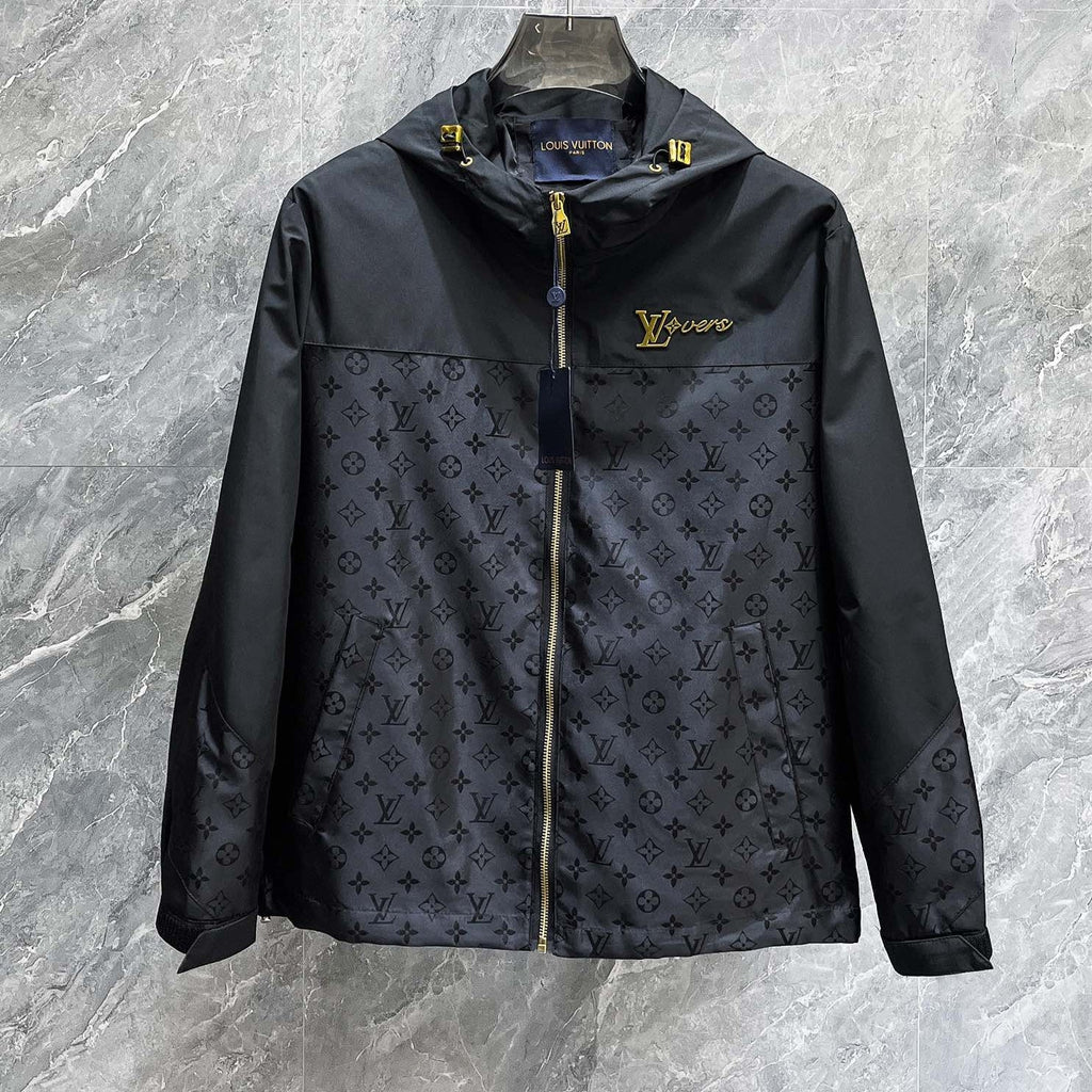 LOUIS VUITTON LV BLACK MONOGRAM JACKET 239560