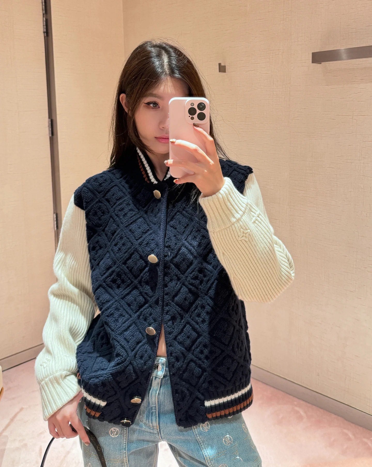 LOUIS VUITTON LV 25S KNIT JACKET 0028