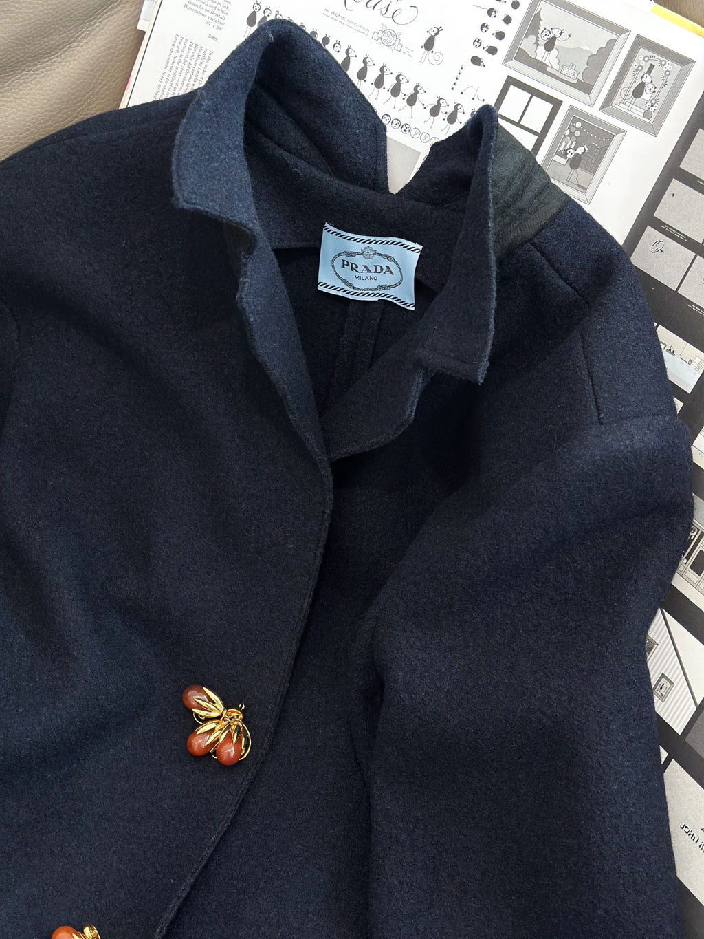 PRADA 25S WOOL COAT 479