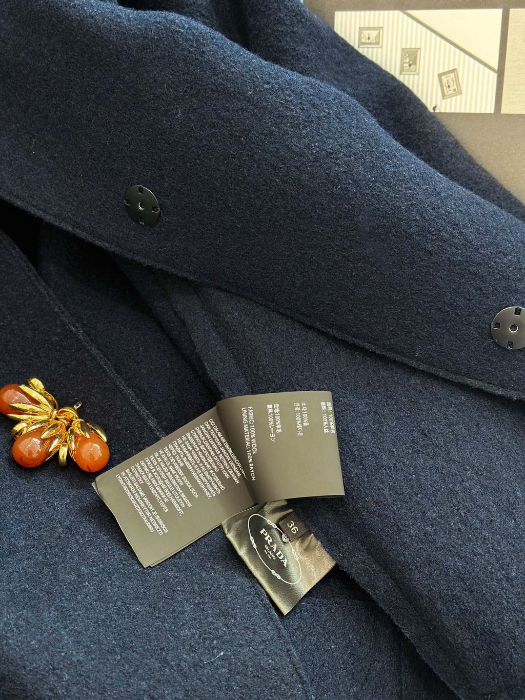 PRADA 25S WOOL COAT 479