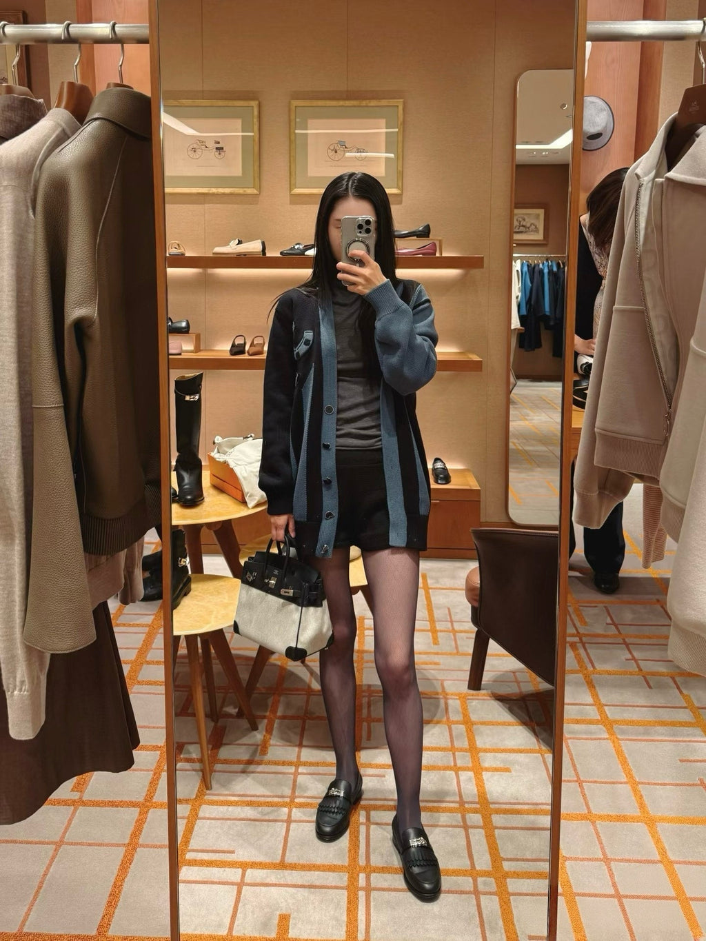 HERMES HERMES 25S KNITTED CARDIGAN 328