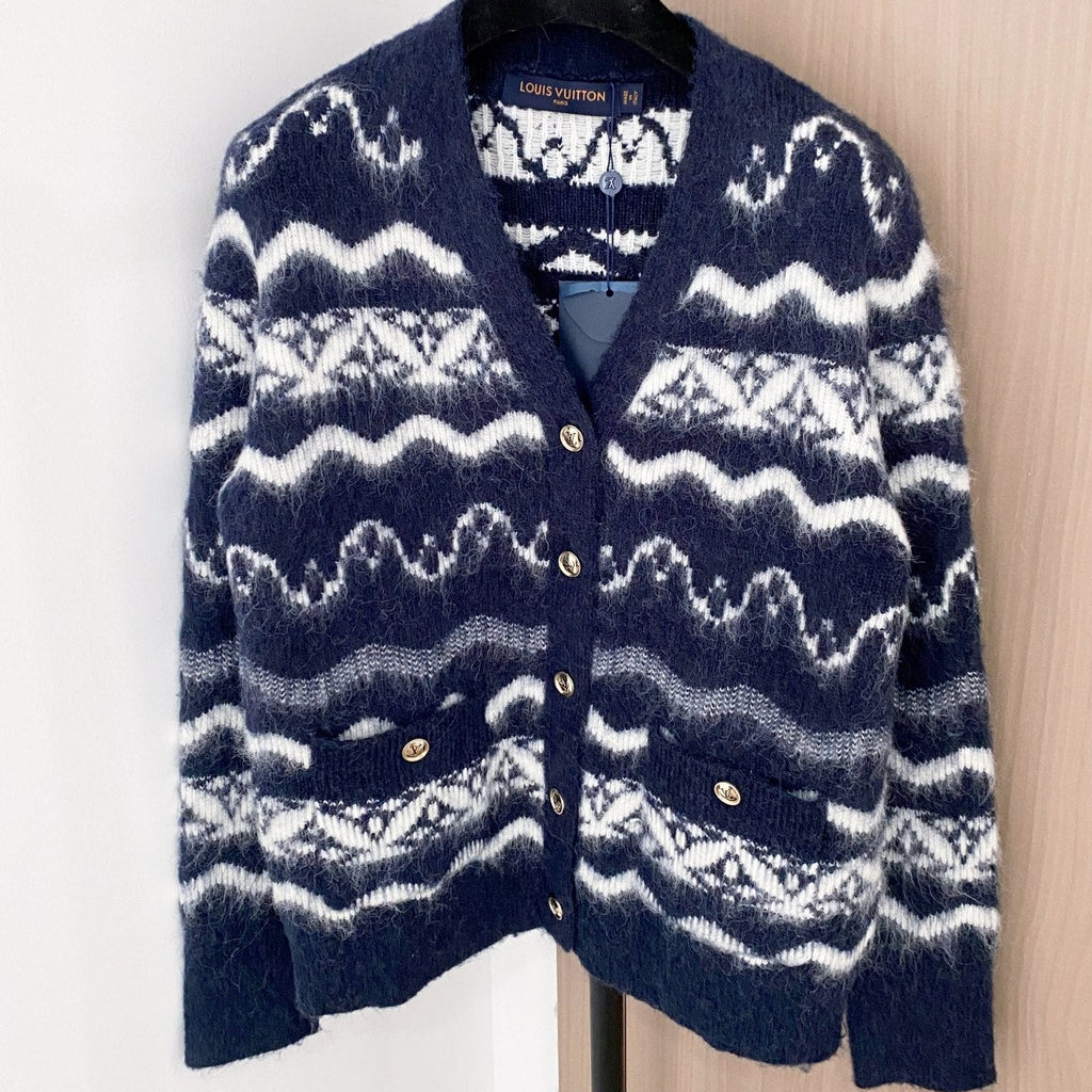 LOUIS VUITTON LV 25S V-NECK CARDIGAN 0057