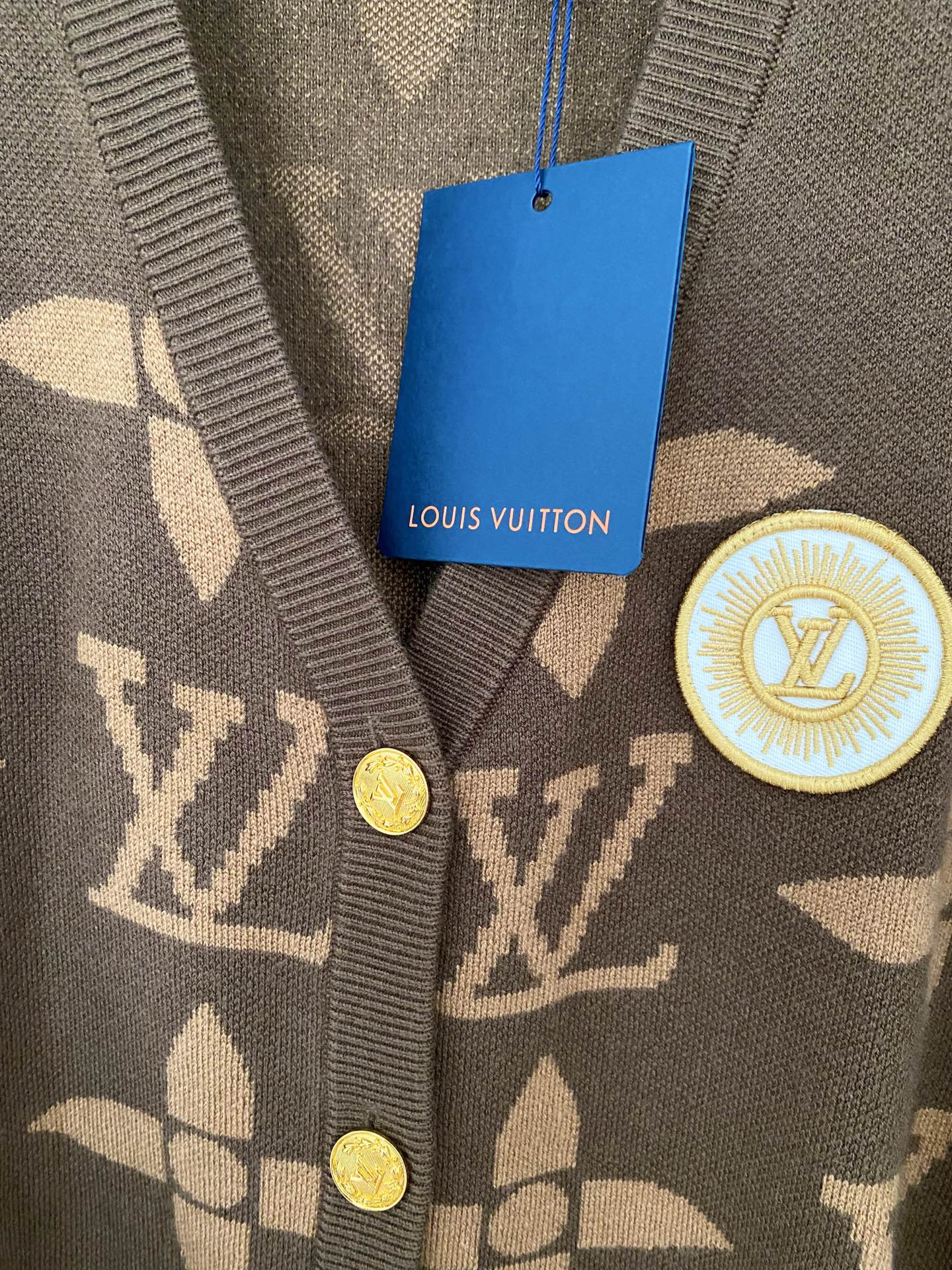 LOUIS VUITTON LV 25S CARDIGAN JACKET 89270