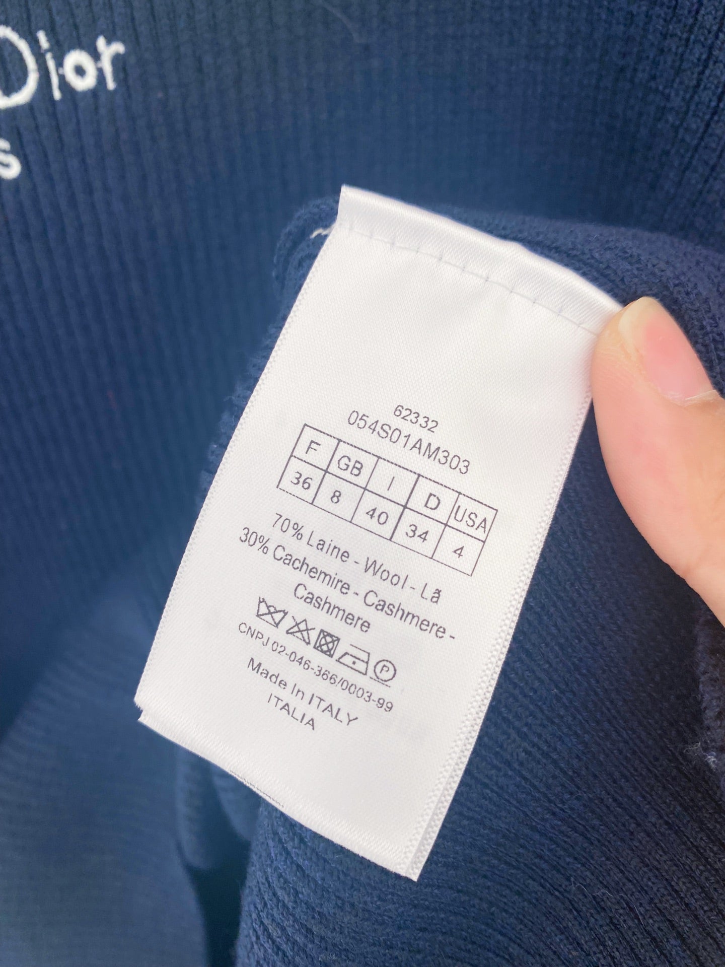 DIOR 25S POLO SWEATER 688