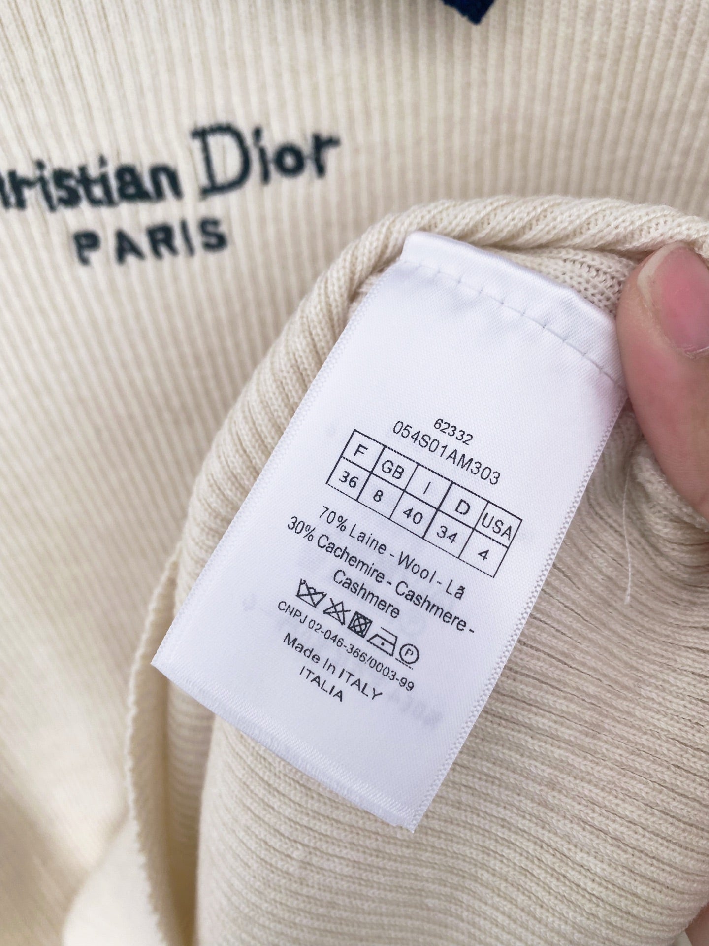 DIOR 25S POLO SWEATER 686