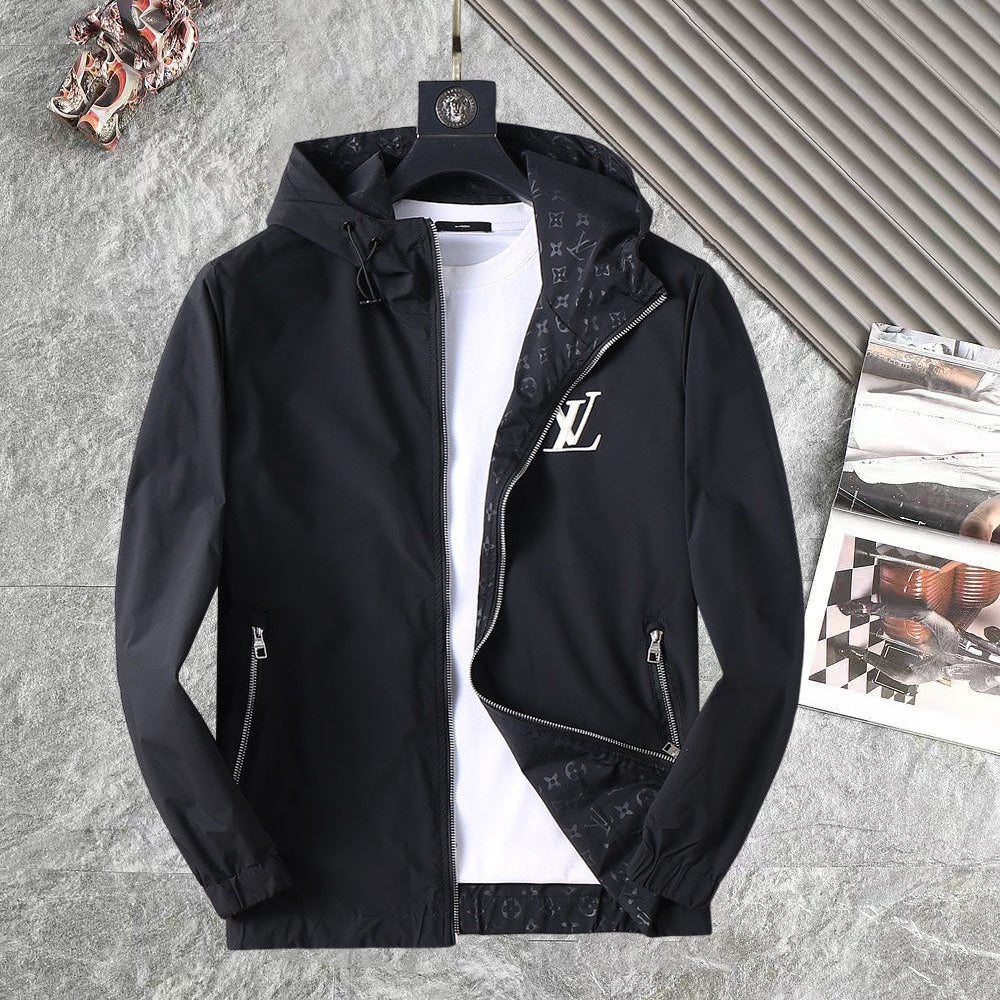 LOUIS VUITTON LV BLACK DOUBLE-SIDED JACKET 239168