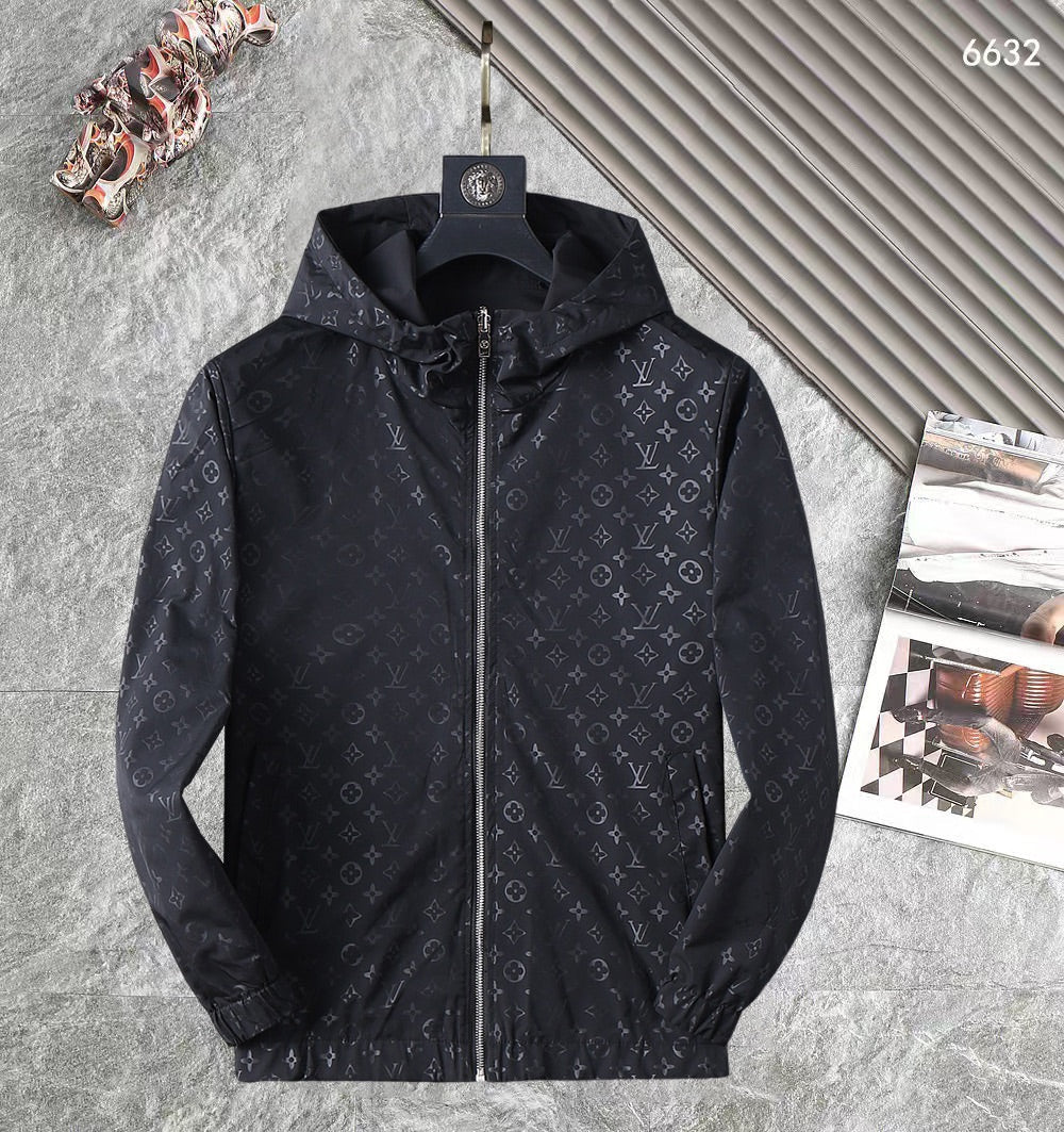 LOUIS VUITTON LV BLACK DOUBLE-SIDED JACKET 239168