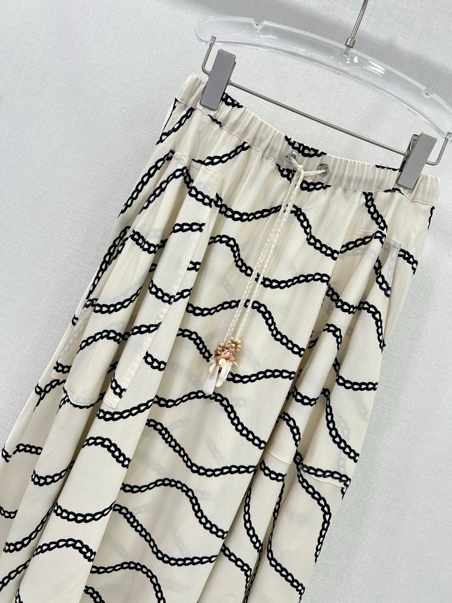 HERMES PRINTED FLARED SKIRT 269252