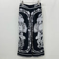 HERMES PRINTED SILK WIDE-LEG PANTS 269259