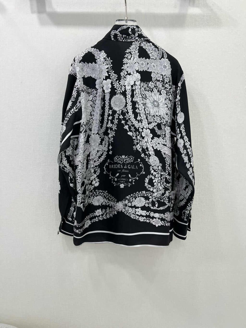 HERMES PRINTED SILK SHIRT 269264