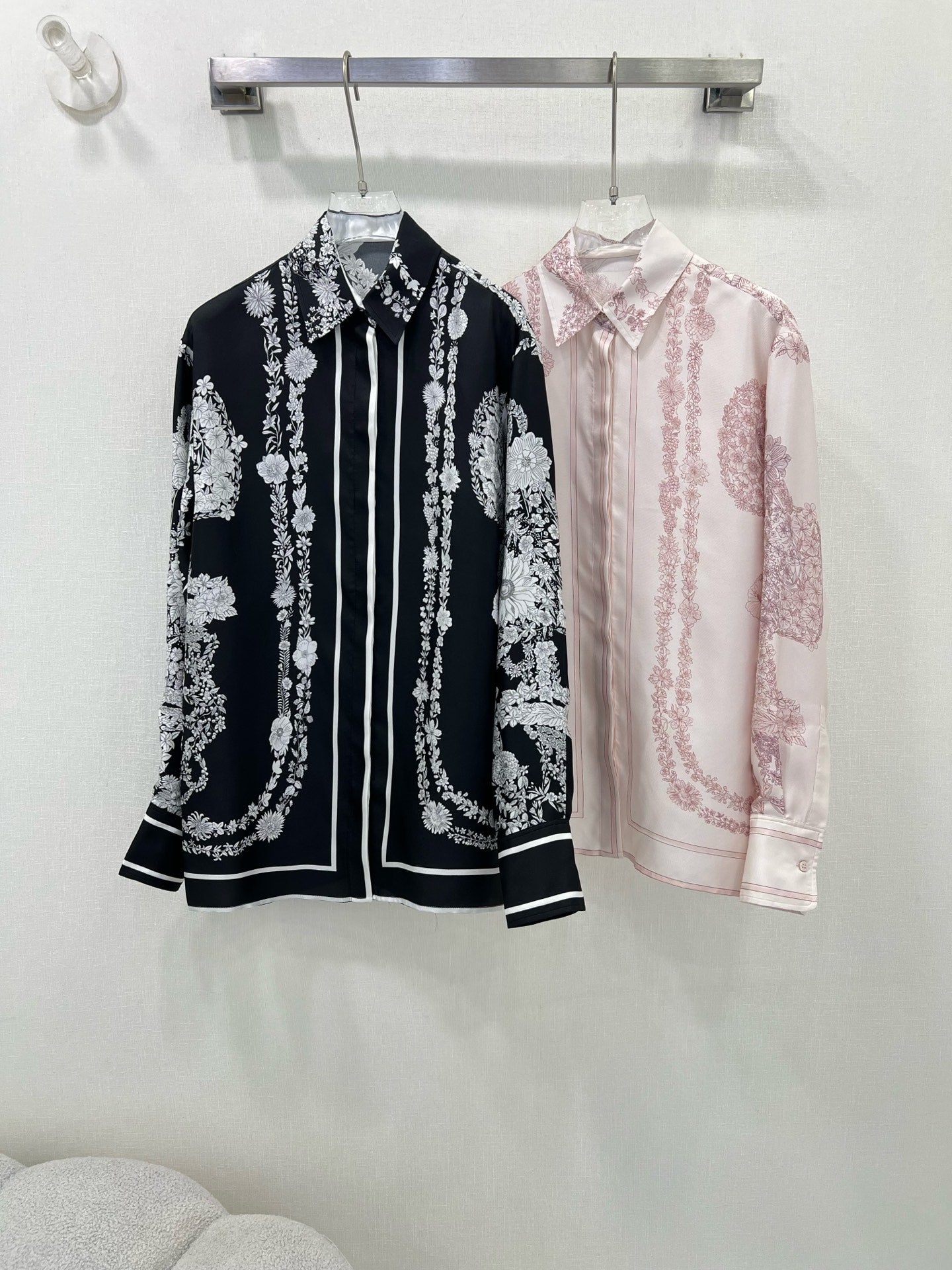 HERMES PRINTED SILK SHIRT 269264