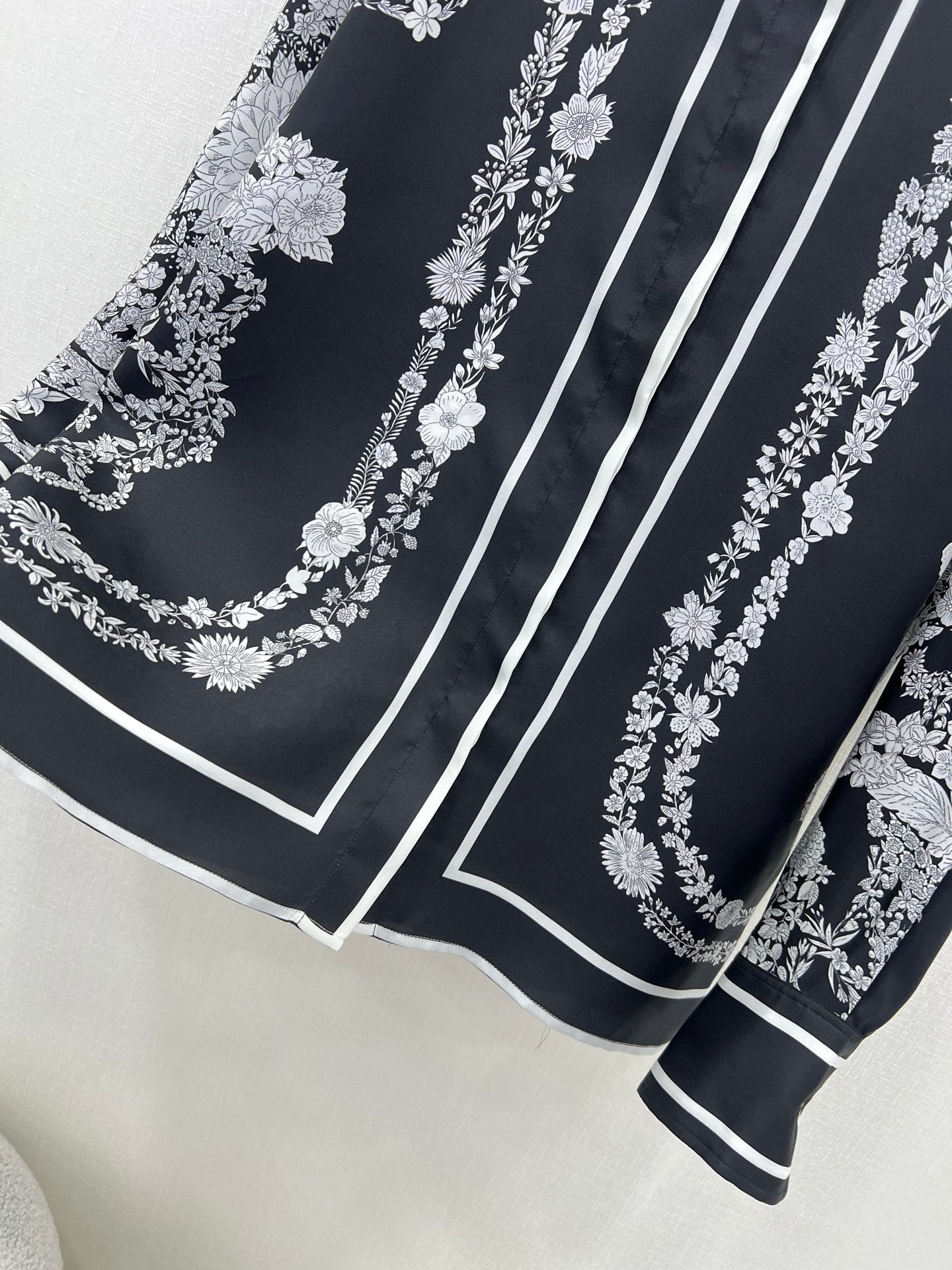 HERMES PRINTED SILK SHIRT 269264