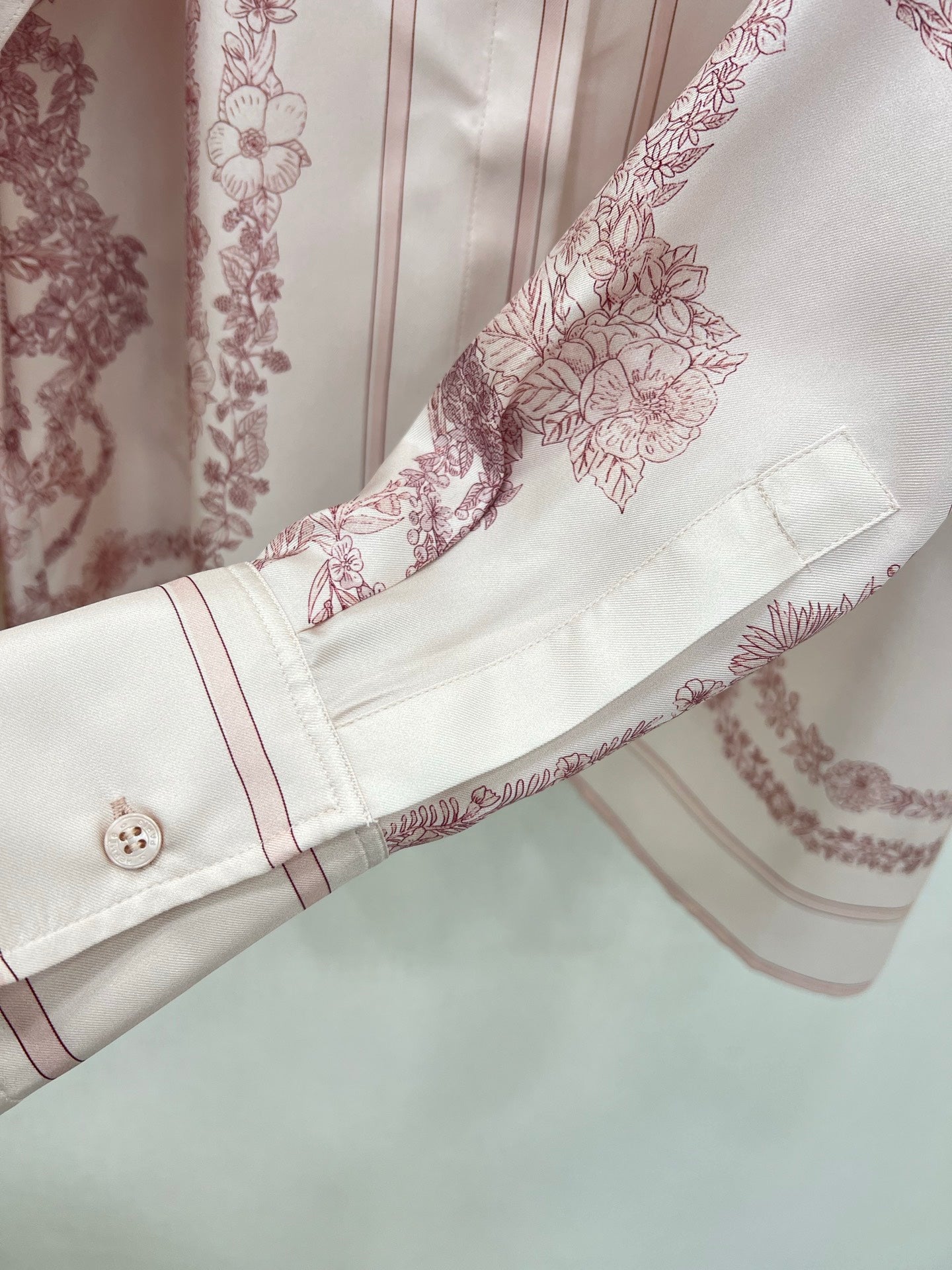 HERMES PRINTED SILK SHIRT 269262