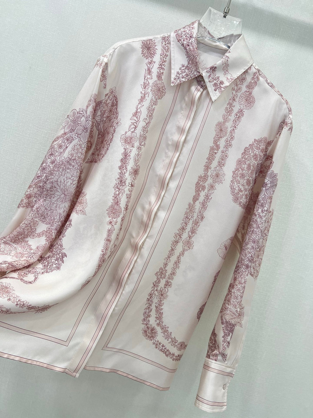 HERMES PRINTED SILK SHIRT 269262