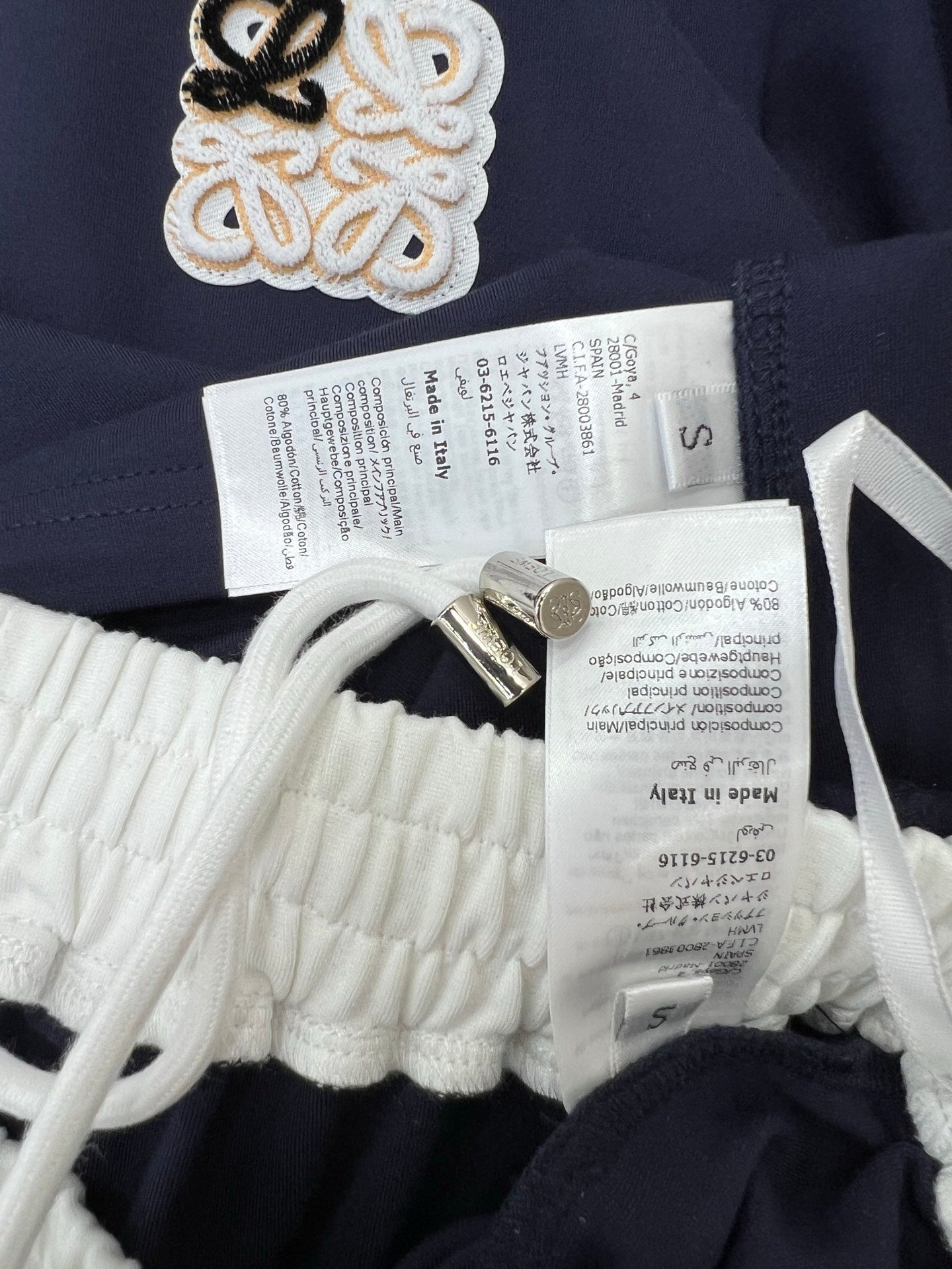 LOEWE SHORT-SLEEVE T-SHIRT AND SHORTS SET 275218