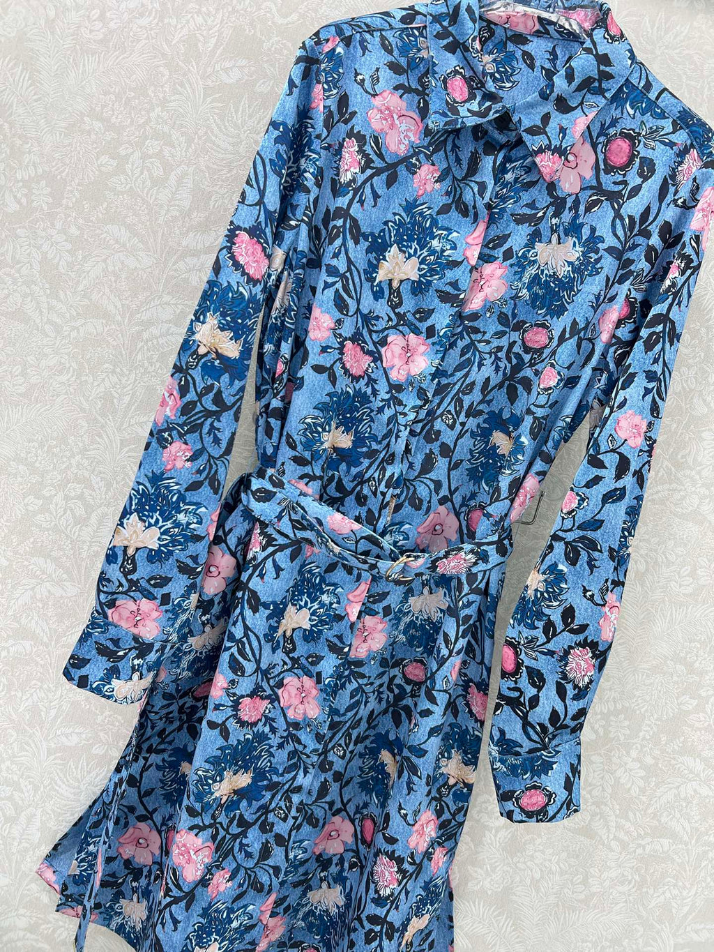 LOUIS VUITTON LV BELTED LONG SHIRT DRESS 275181