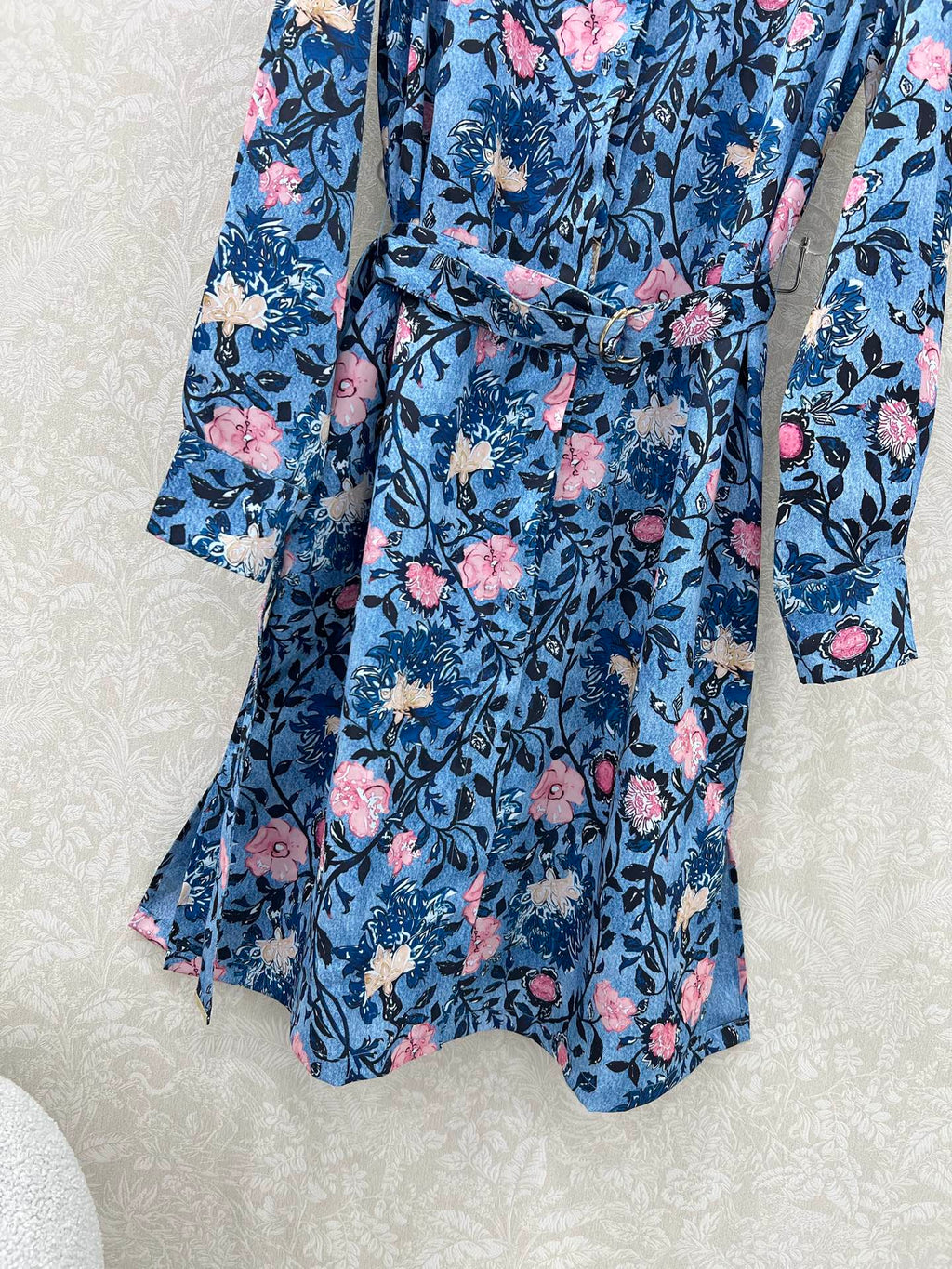 LOUIS VUITTON LV BELTED LONG SHIRT DRESS 275181