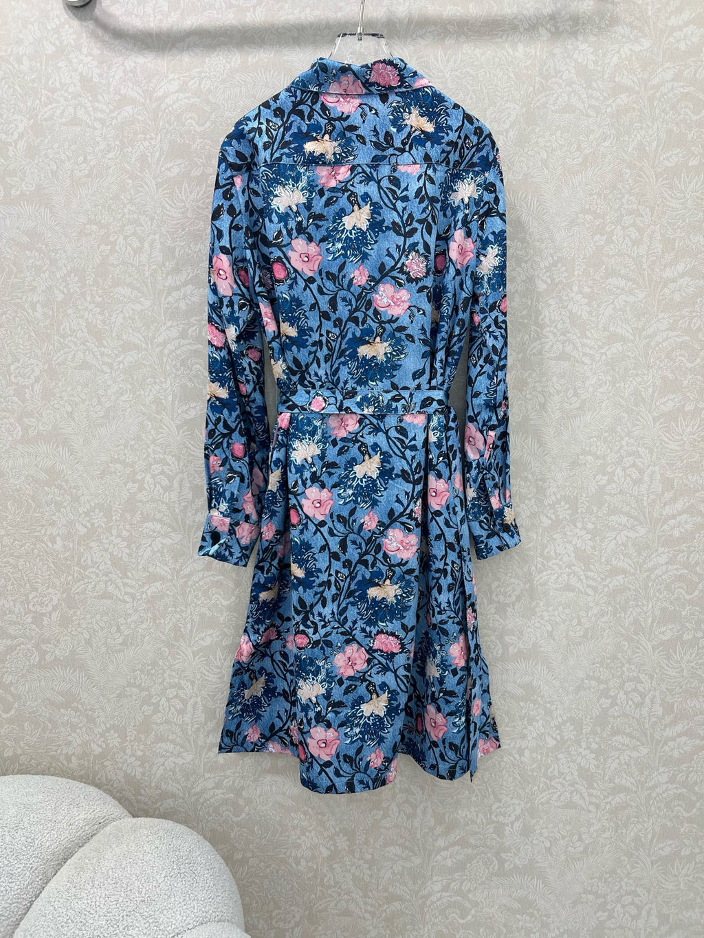 LOUIS VUITTON LV BELTED LONG SHIRT DRESS 275181