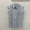 LOUIS VUITTON LV SLEEVELESS LOGO PRINT TOP 269951