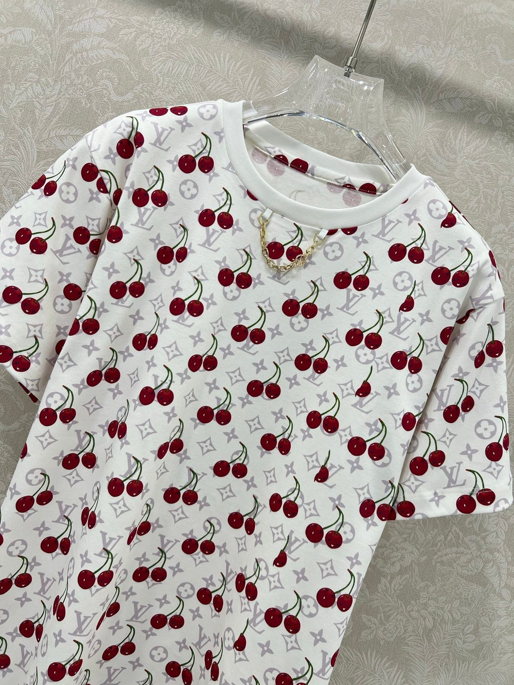 LOUIS VUITTON LOUIS VUITTON CHERRY BLOSSOM PRINT T-SHIRT 275068
