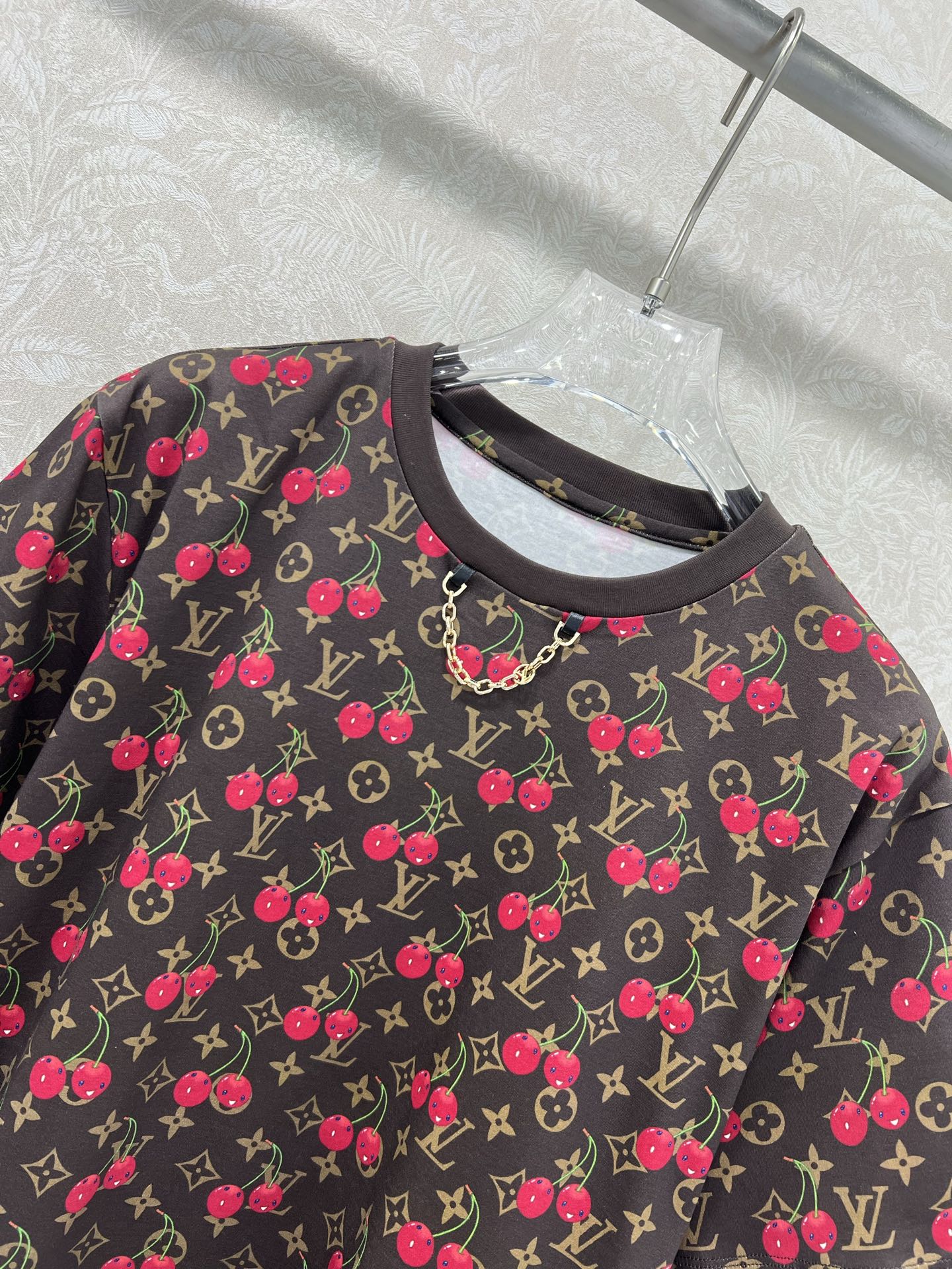 LOUIS VUITTON LOUIS VUITTON CHERRY BLOSSOM PRINT T-SHIRT 275069