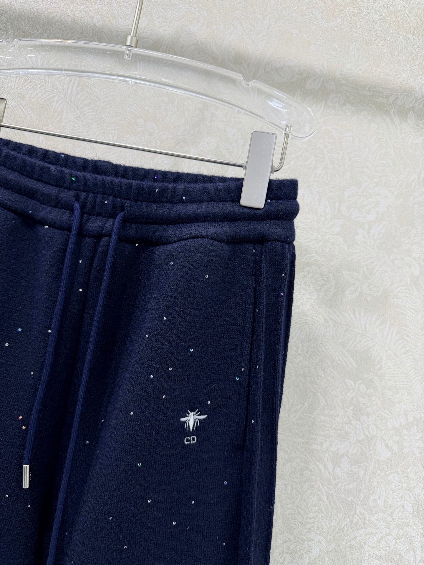 DIOR 25S SEQUIN WIDE-LEG PANTS 643